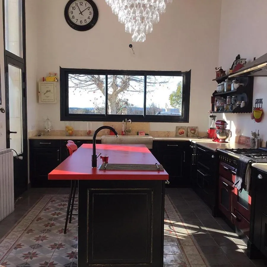 Villa Avec Pool House Au Coeur Des Vignes - Luberon La Tour-dʼAigues Γαλλία